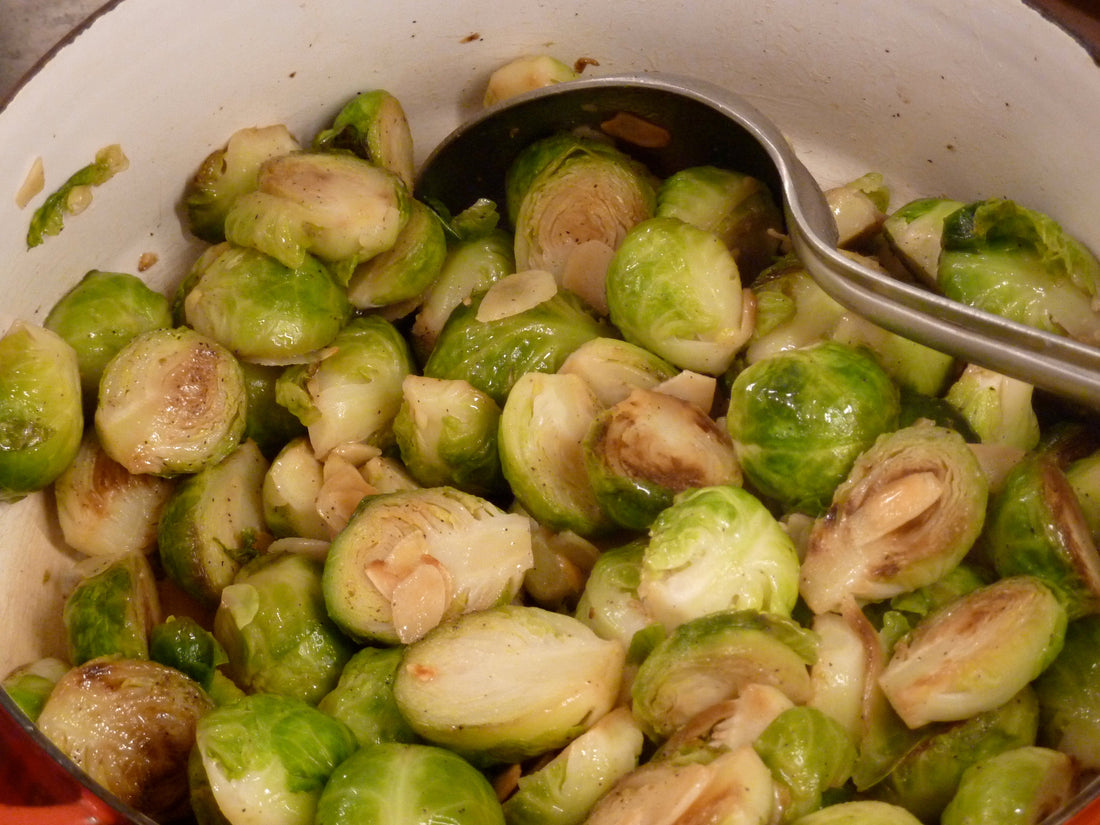 Birch Syrup Baked Brussel Sprouts Fallen Leaves Maple Products