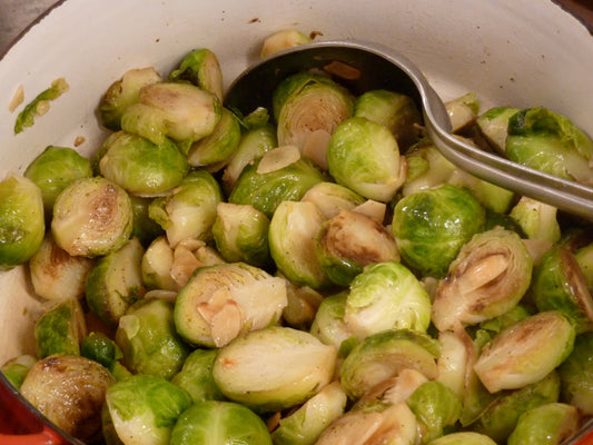 Birch Syrup Baked Brussel Sprouts Fallen Leaves Maple Products