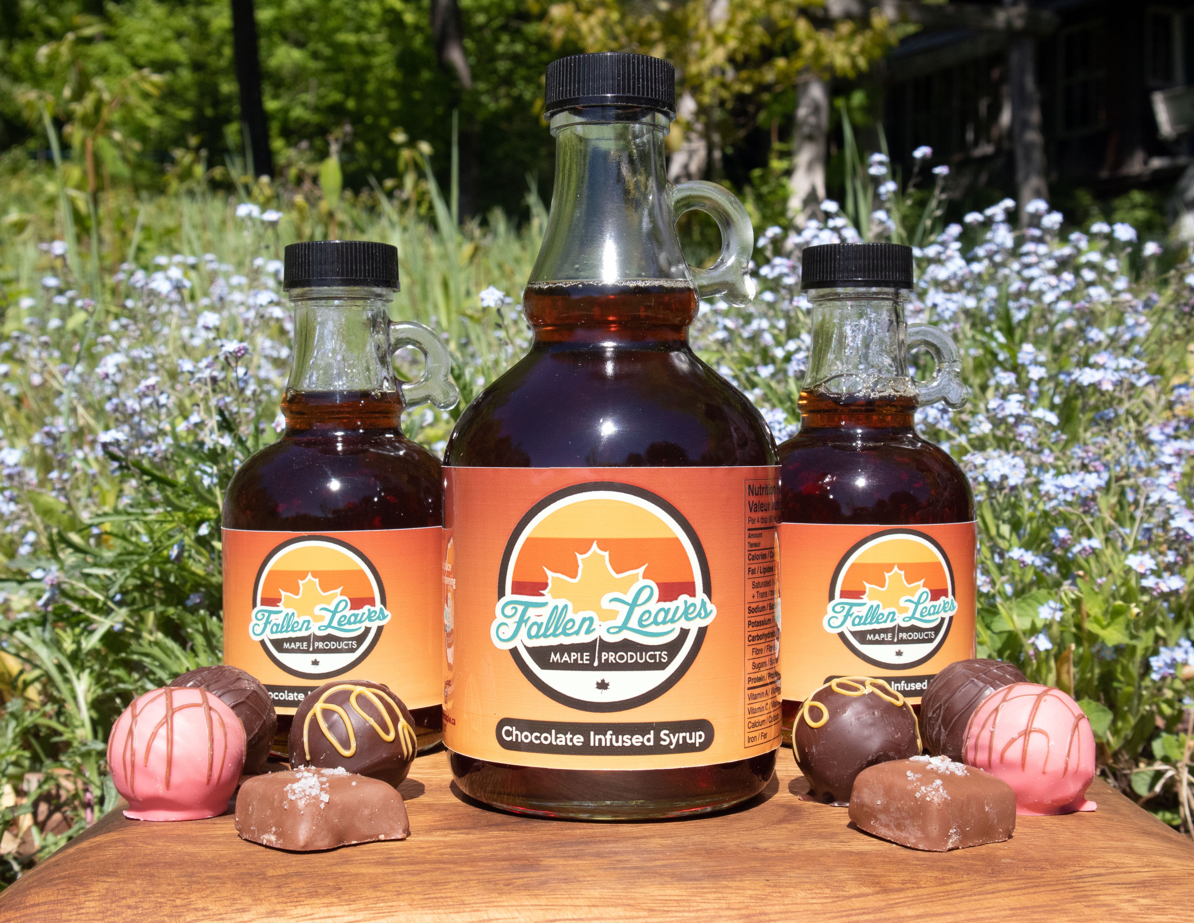 Chocolate Infused Maple Syrup