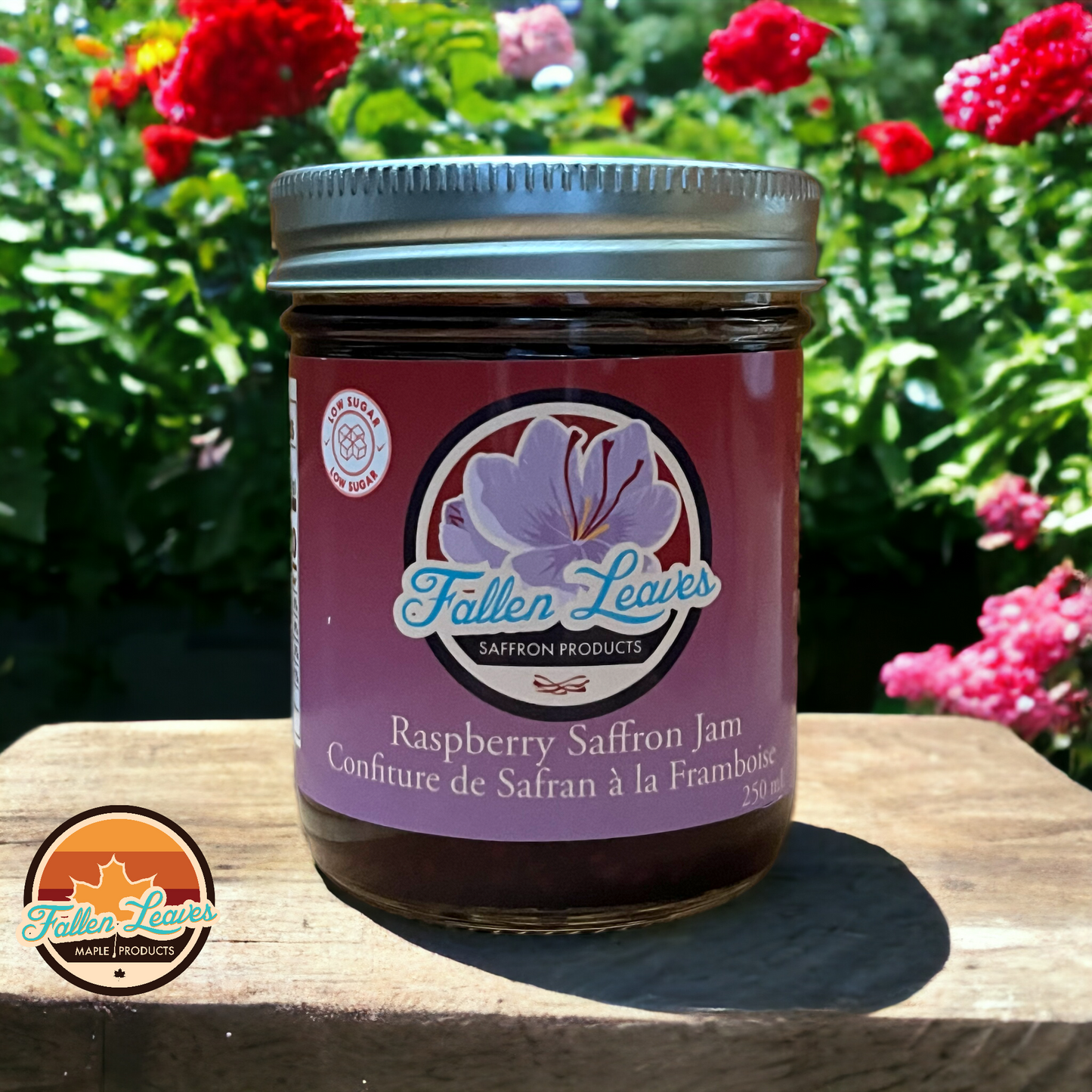 Low Sugar Raspberry Saffron Jam