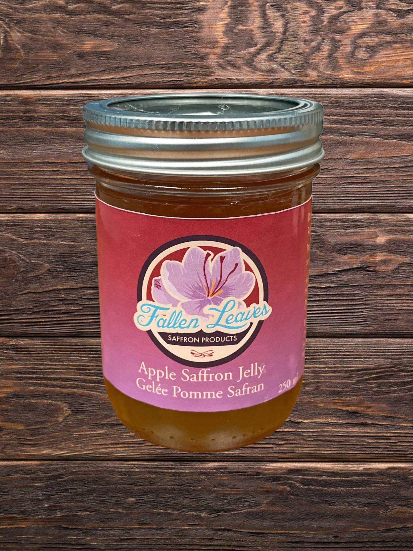 Apple Saffron Jelly Fallen Leaves Maple Products