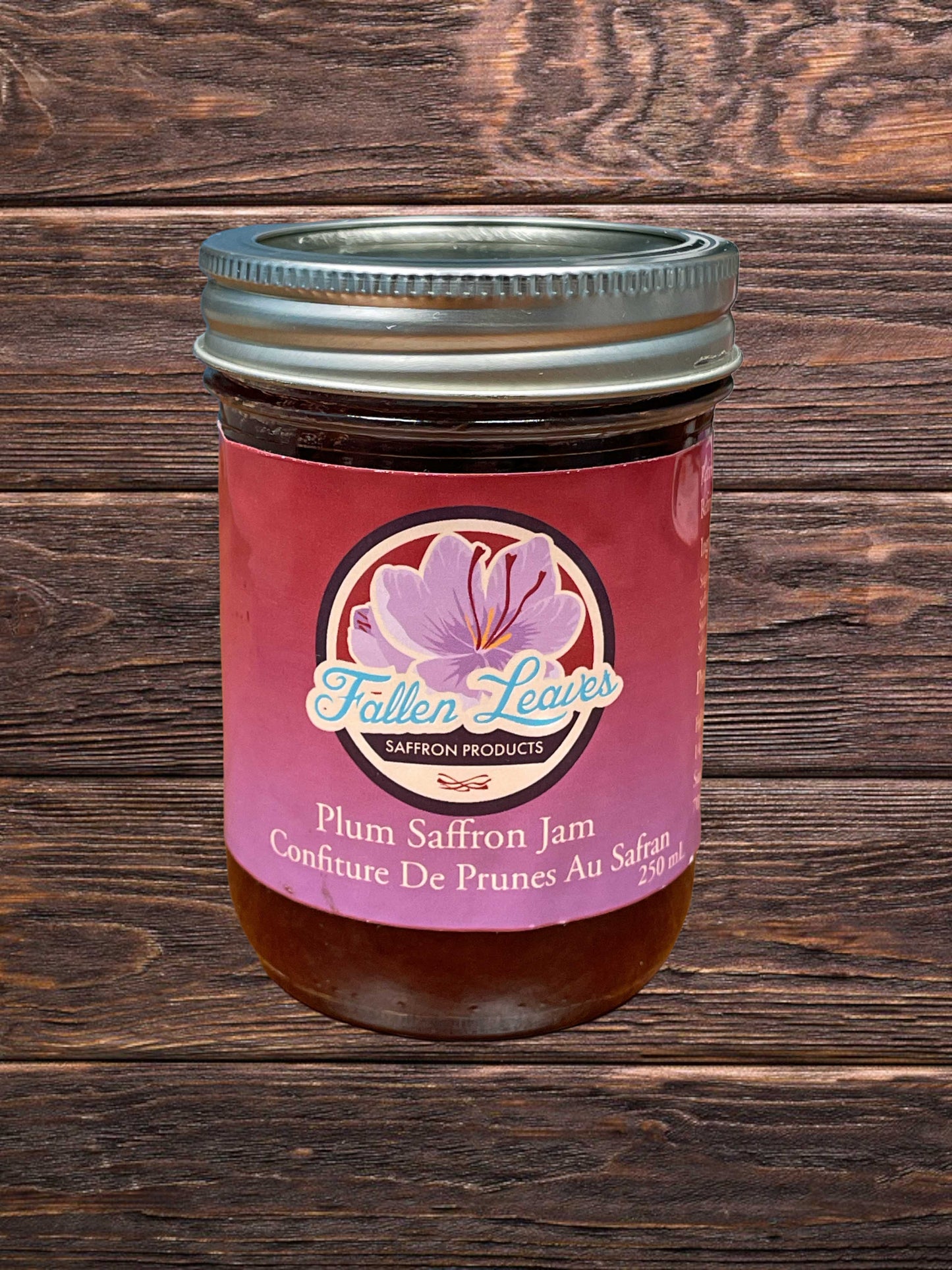 Plum Saffron Jam Fallen Leaves Maple Products