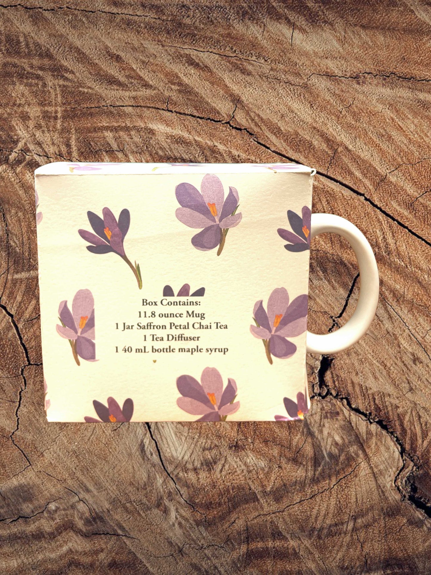 Saffron Mug Gift Box Fallen Leaves Maple Products