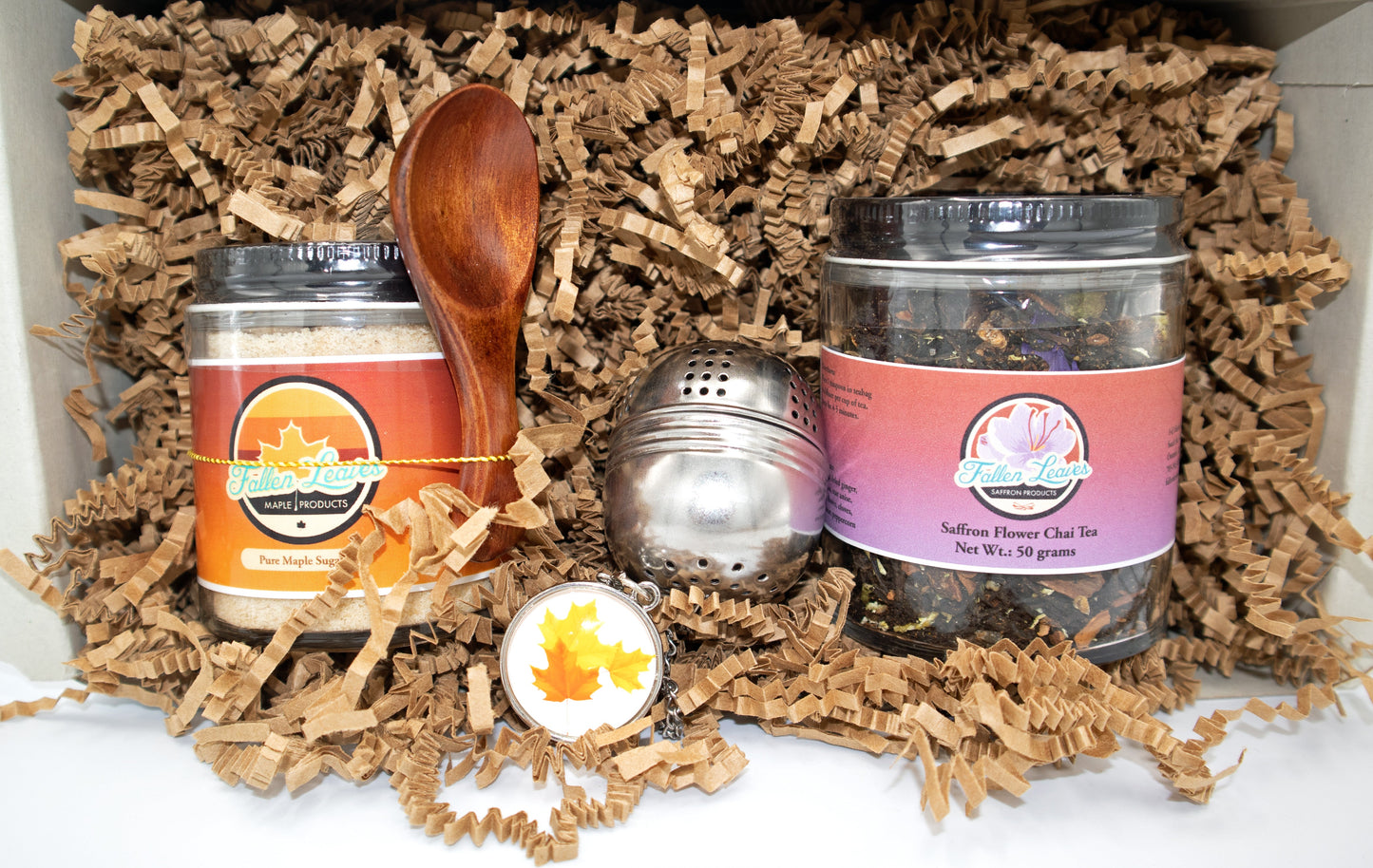 Tea Gift Box Fallen Leaves Maple Products