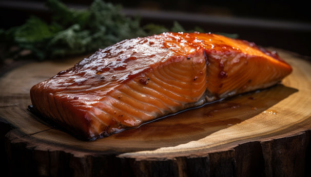 Birch Syrup Glazed Salmon Fallen Leaves Maple Products