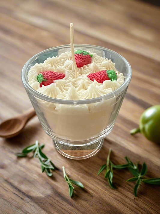 Strawberry Shortcake Candle
