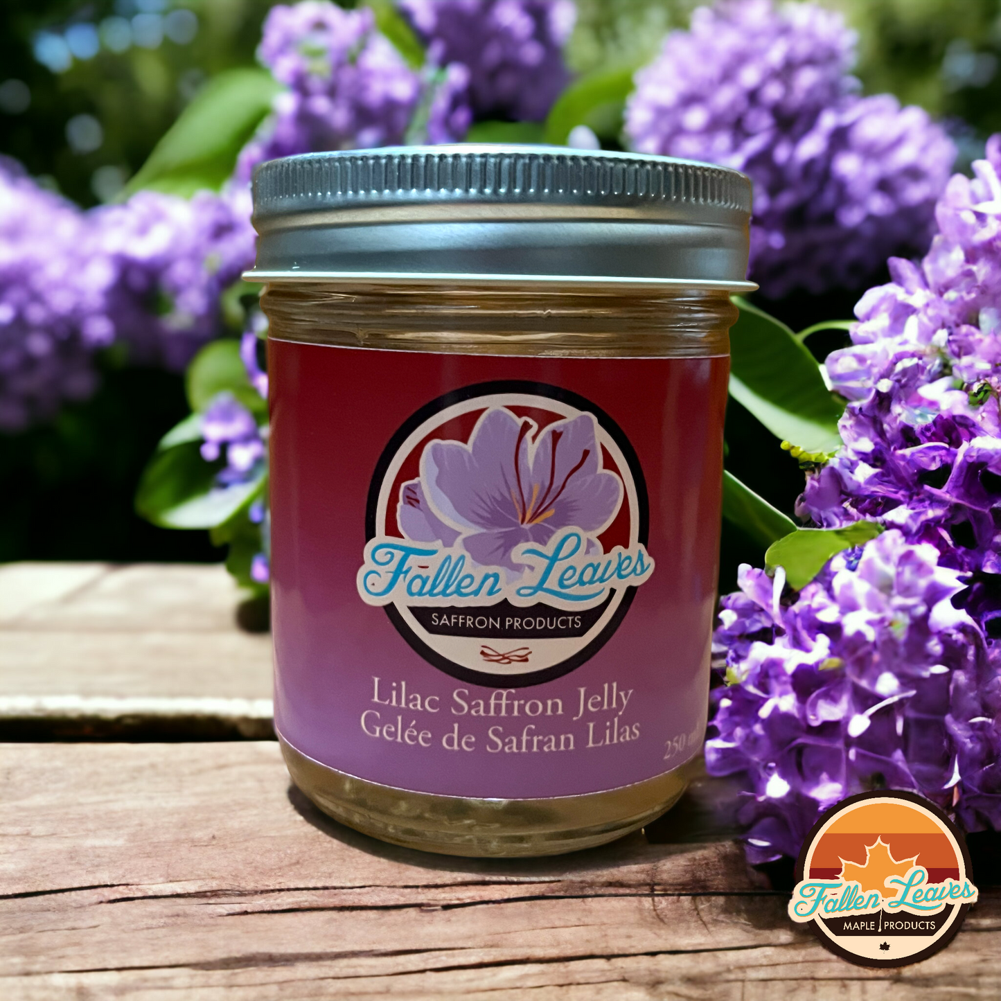 Lilac Saffron Jelly