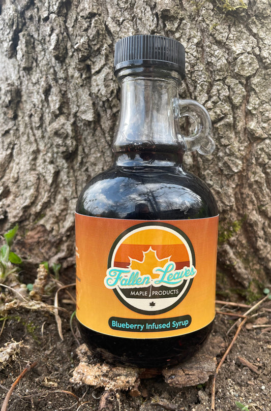 Blueberry Infused Maple Syrup Fallen Leaves Maple Products