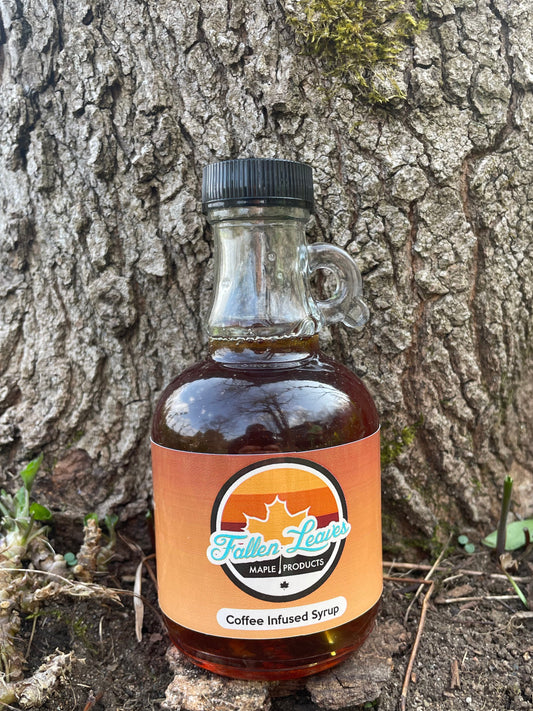 Coffee Infused Maple Syrup Fallen Leaves Maple Products