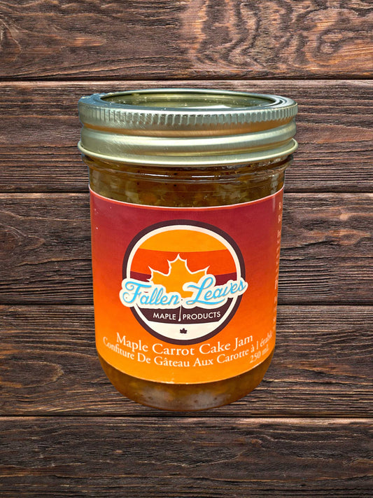 Maple Carrot Cake Jam Fallen Leaves Maple Products