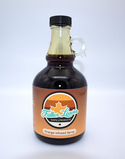 Orange Infused Maple Syrup Fallen Leaves Maple Products