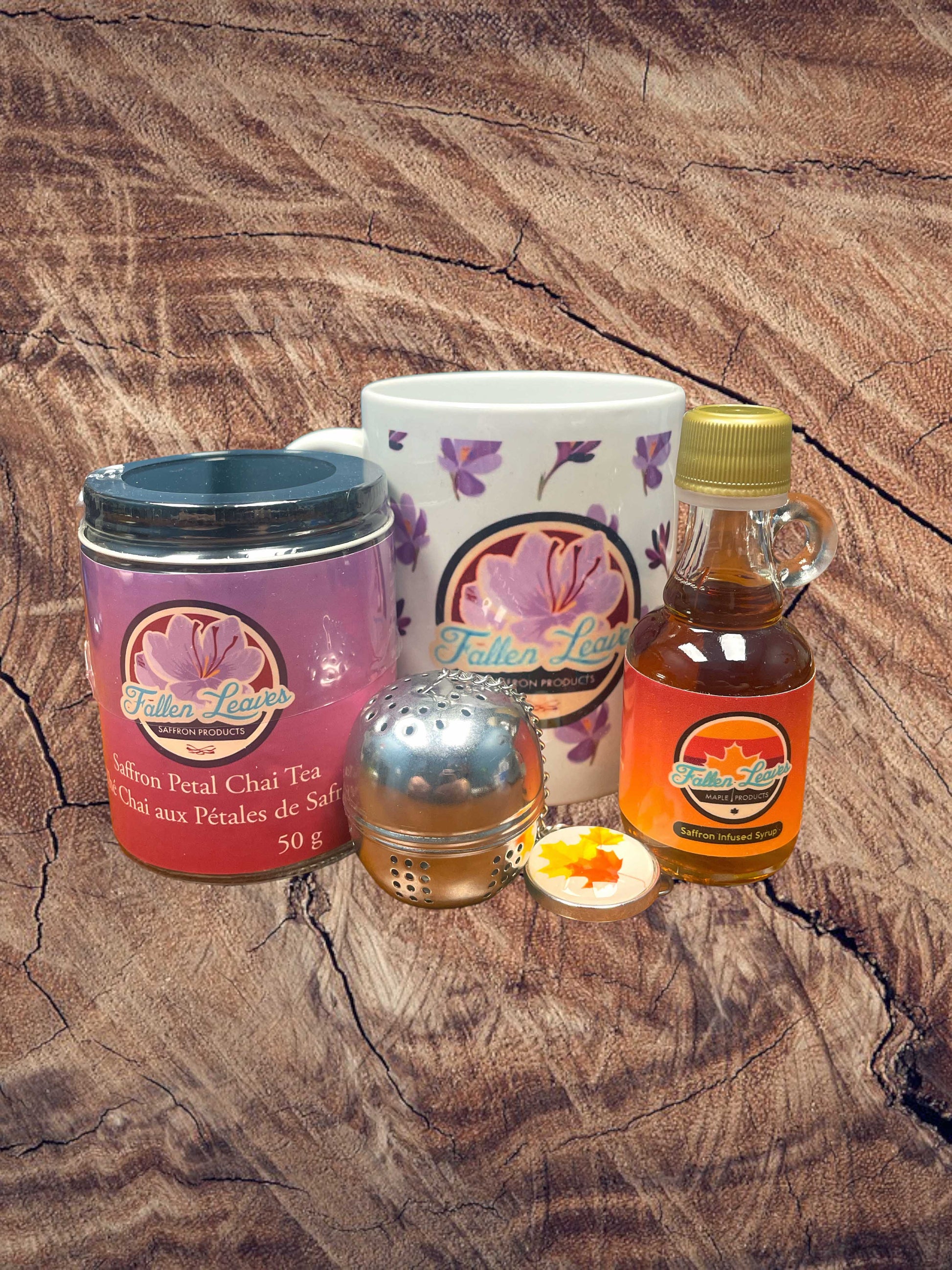 Saffron Mug Gift Box Fallen Leaves Maple Products
