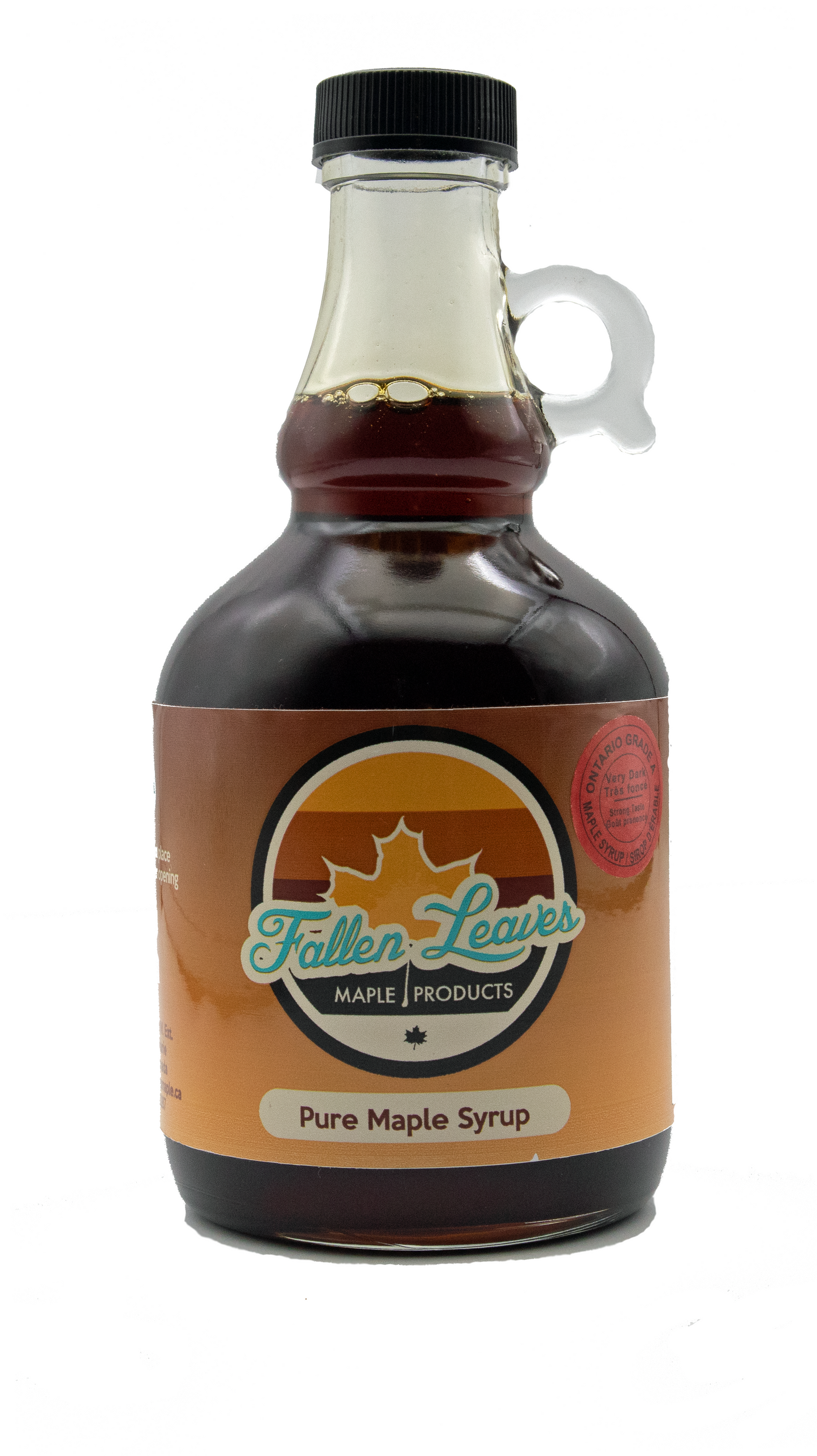 Very Dark Grade - 100% Pure Maple Syrup Fallen Leaves Maple Products